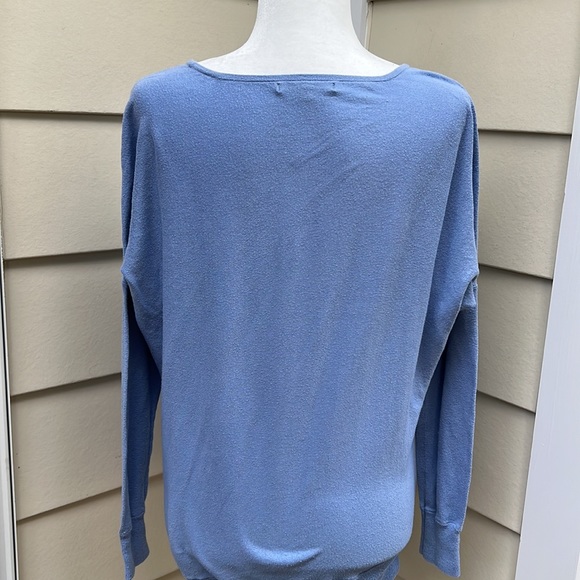 Gap Periwinkle Drop Shoulder Lightweight Sweater - Picture 6 of 13